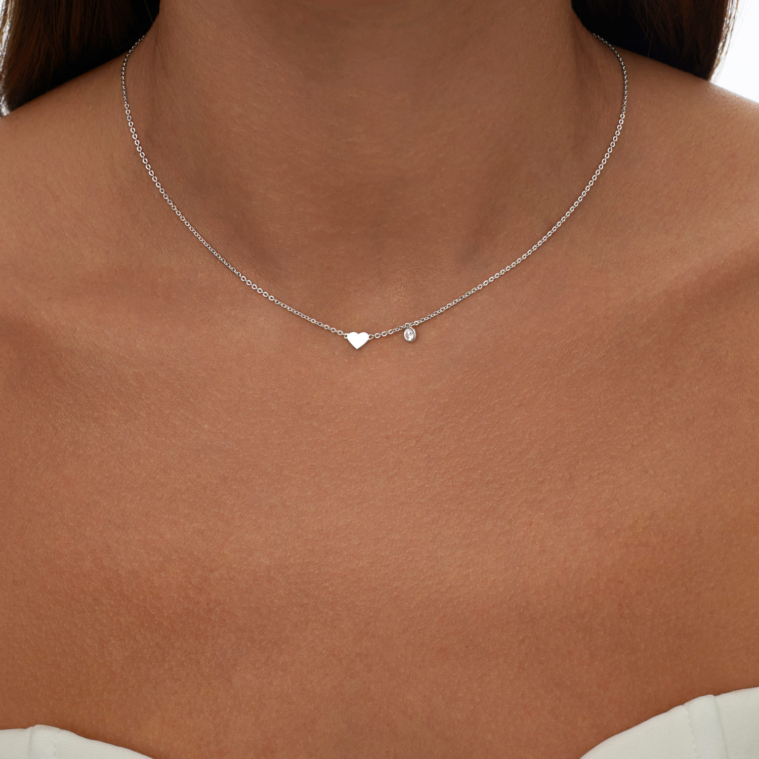 Подвеска на шею серебро 925 сердце Подвеска на шею серебро 925 сердце